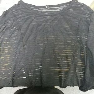 Lane Bryant women's tops size 14/16 black